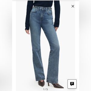 Favorite Daughter Dark Blue Flare Jeans